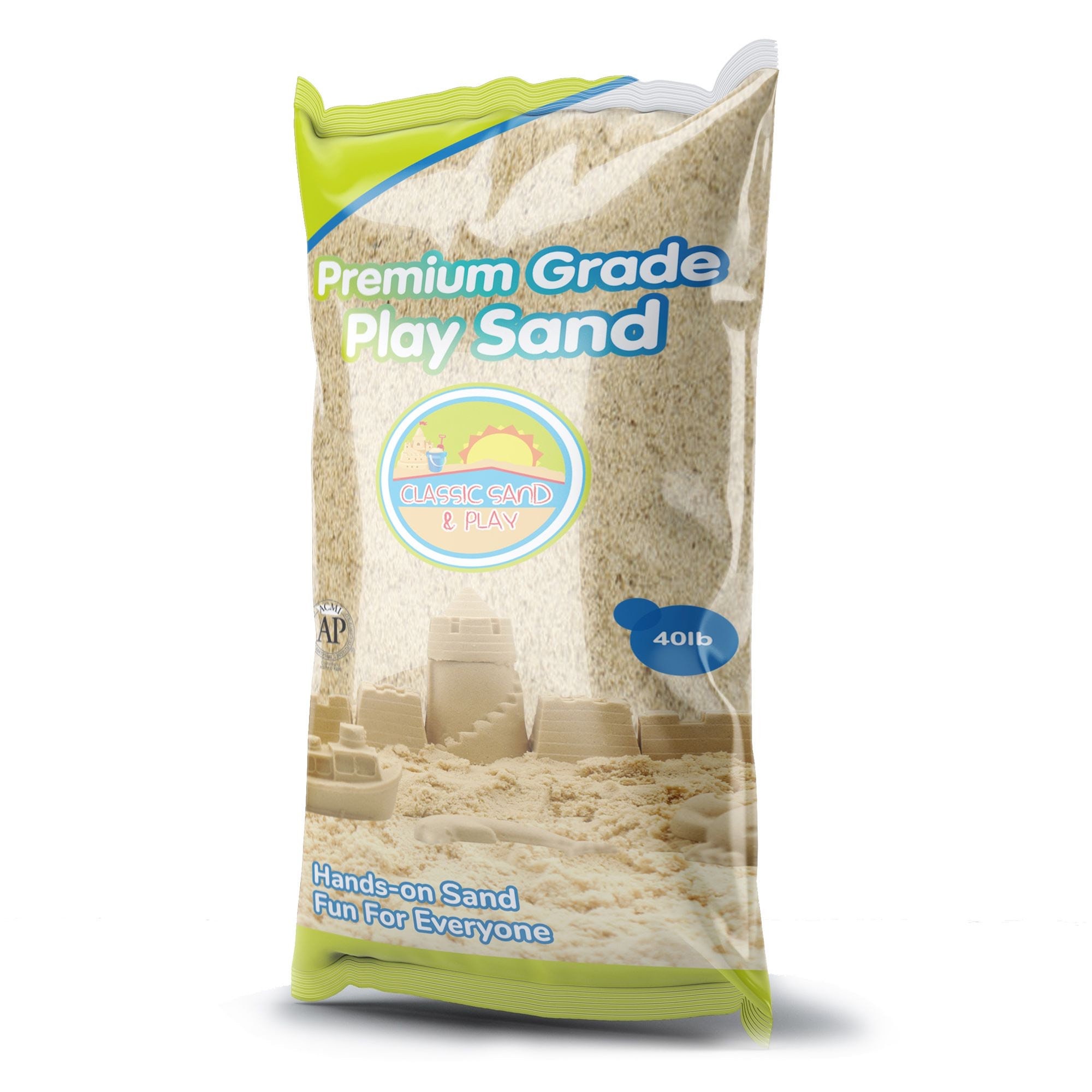 Classic Sand and Play Sand for Sandbox, Table, Therapy, and Outdoor Use ...
