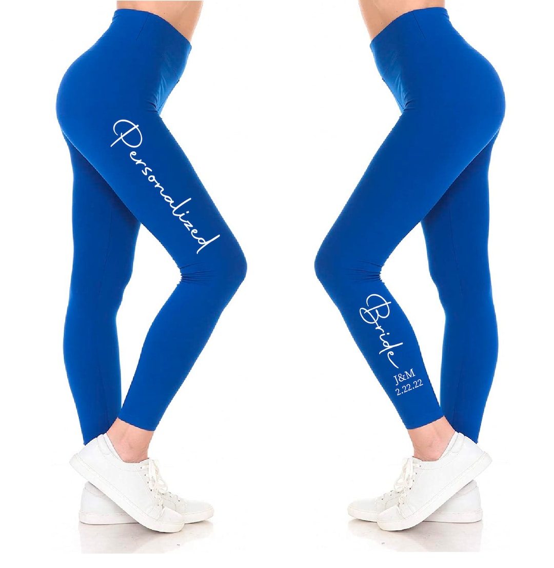 Custom Leggings, Custom Bridesmaid Leggings. Bachelorette Bridesmaid