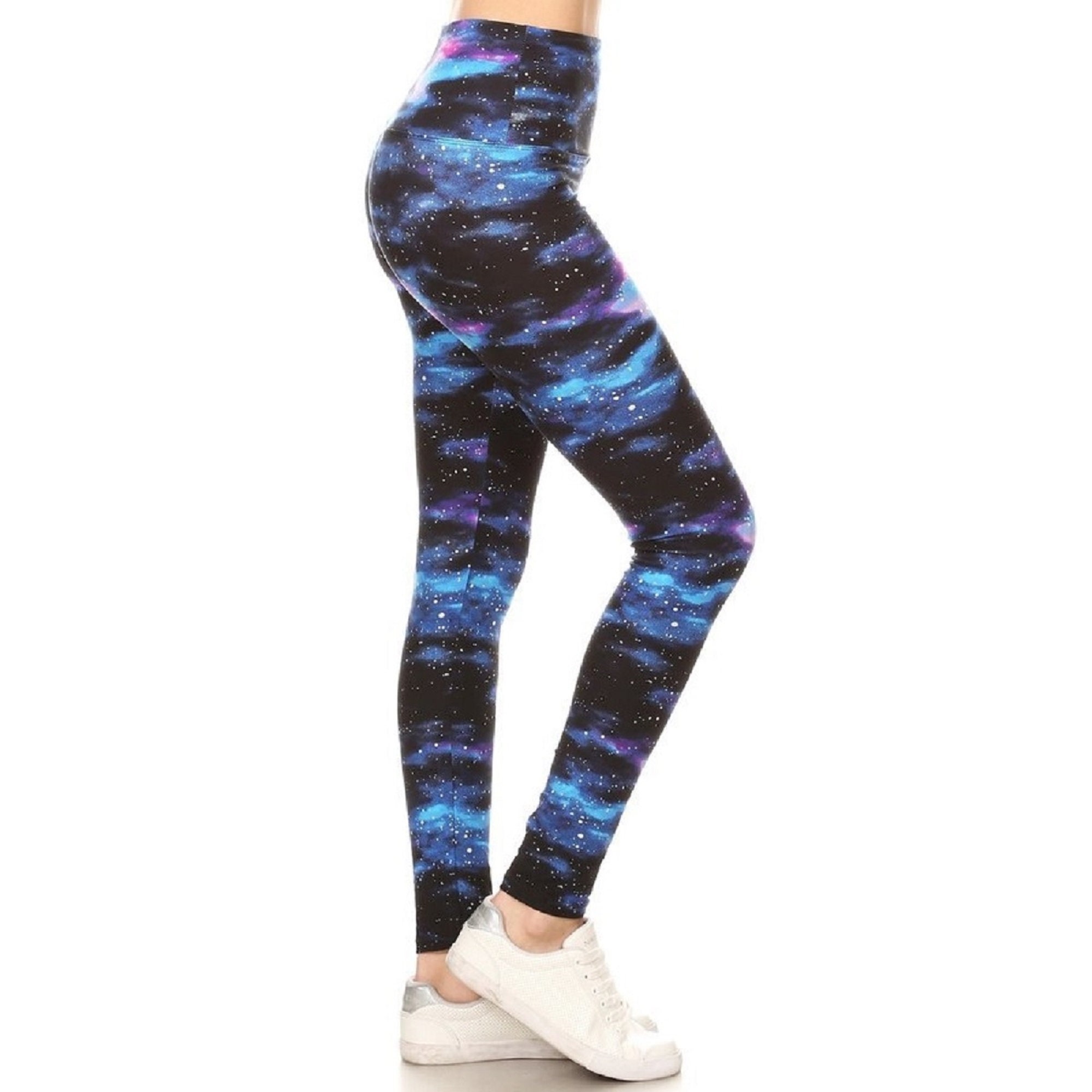 Galaxy Leggings, High Waisted Zumba Leggings, Yoga Pants, Sports