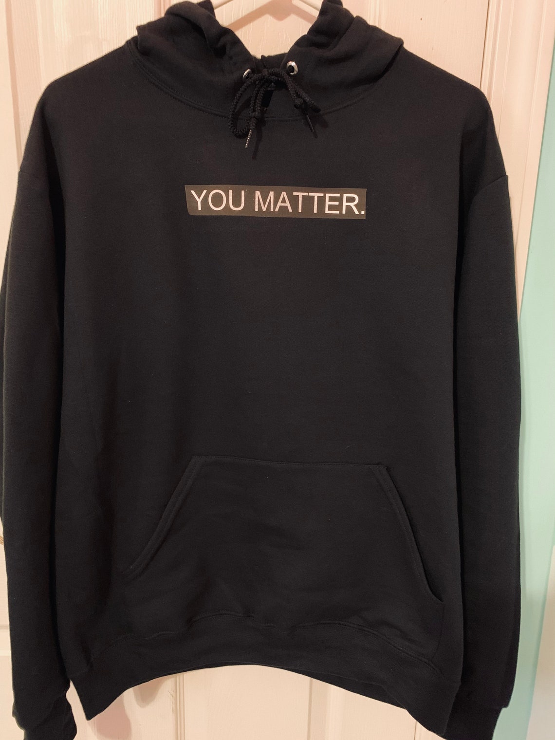 Black sweatshirt YOU MATTER cheap hoodie cheap black Etsy