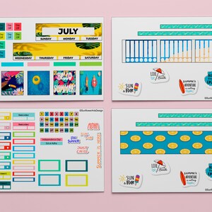 July Summer Planner Kit