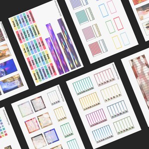 Amusement Park Weekly Planner Kit