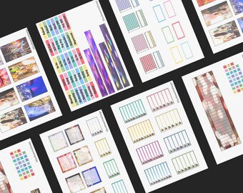 Amusement Park Weekly Planner Kit