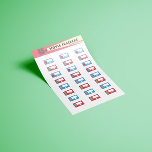 Movie Tracker Stickers