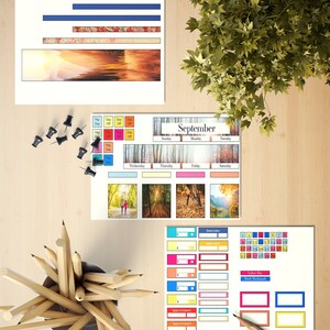 September Autumn Monthly Planner Kit