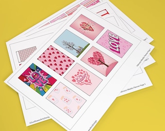 Valentine's Weekly Planner Kit
