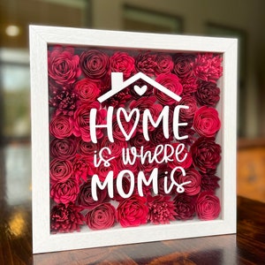 Customizable Flower Shadow Box