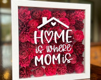 Customizable Flower Shadow Box