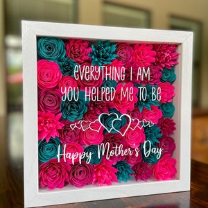 Customizable Flower Shadow Box