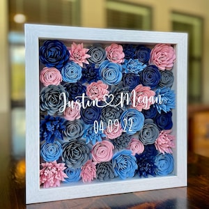 Customizable Flower Shadow Box