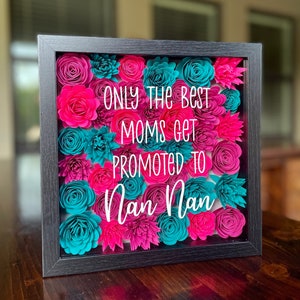 Customizable Flower Shadow Box