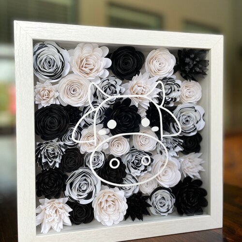Customizable Flower Shadow Box Etsy