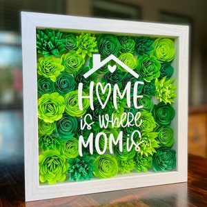 Customizable Flower Shadow Box