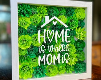 Customizable Flower Shadow Box
