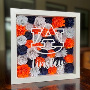 Customizable College Shadow Box