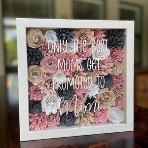 Customizable Flower Shadow Box