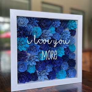 Customizable Flower Shadow Box