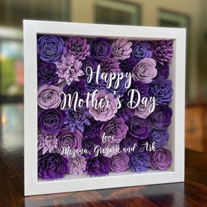 Customizable Flower Shadow Box