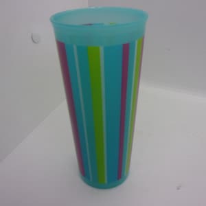 Tupperware Tumbler, 16oz, Stripes Design