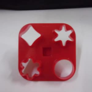 Vintage Tupperware Canape Mini Cookie Cutter/Playdoh Gadget, NOS
