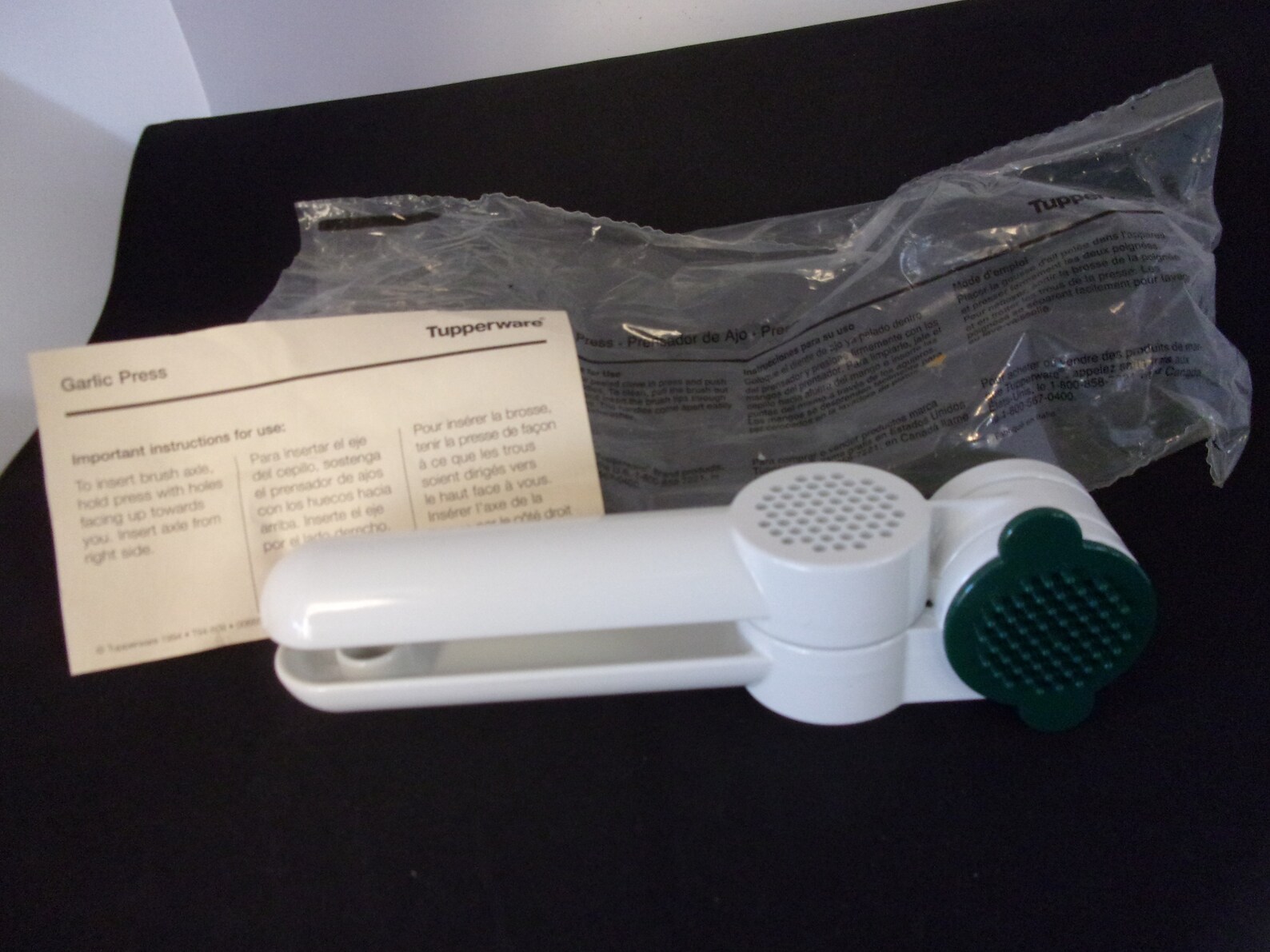 Vintage Tupperware Garlic Press NOS Etsy