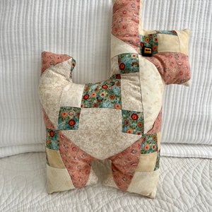 Handmade Patchwork Scottie Dog
