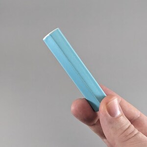 Ceramic clay pipe, one hitter, chillum, built in screen. Hand-made with food safe glazes.