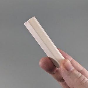 Ceramic clay pipe, one hitter, chillum, built in screen. Hand-made with food safe glazes.