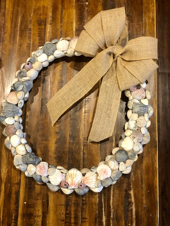 20 Wreaths Shell Wreaths Beach Wedding Decor Etsy