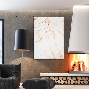 Marble Canvas Wall Art, Abstract Wall Print, Modern Home and Living Room Decor, Luxury Wall Art, Large Canvas Print