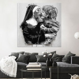 Canvas Graffiti Wall Art, Modern Street Wall Print, Home Decor, Extra Large Art, African American Canvas Print