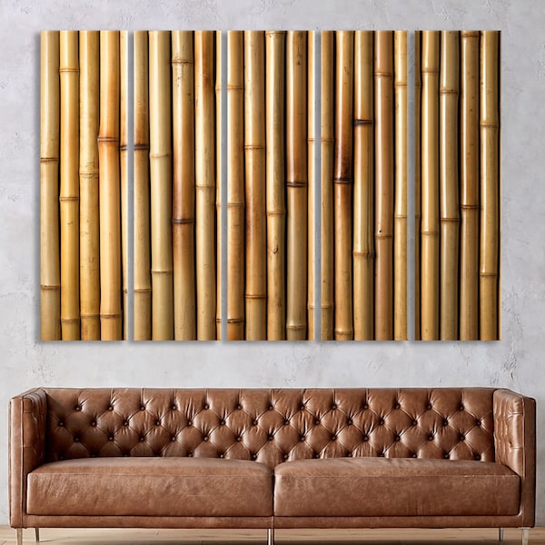 Bamboo Wall Decor Etsy