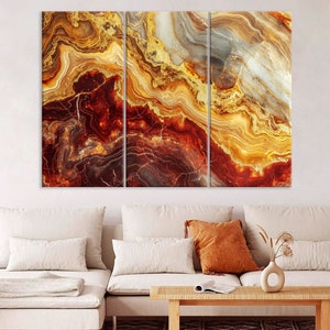 Abstract Art Canvas Wall Art, Modern Print on Canvas Wall Art Living Room Decor, Marble Art, Abstract Canvas Print, Extra Large Wall Art