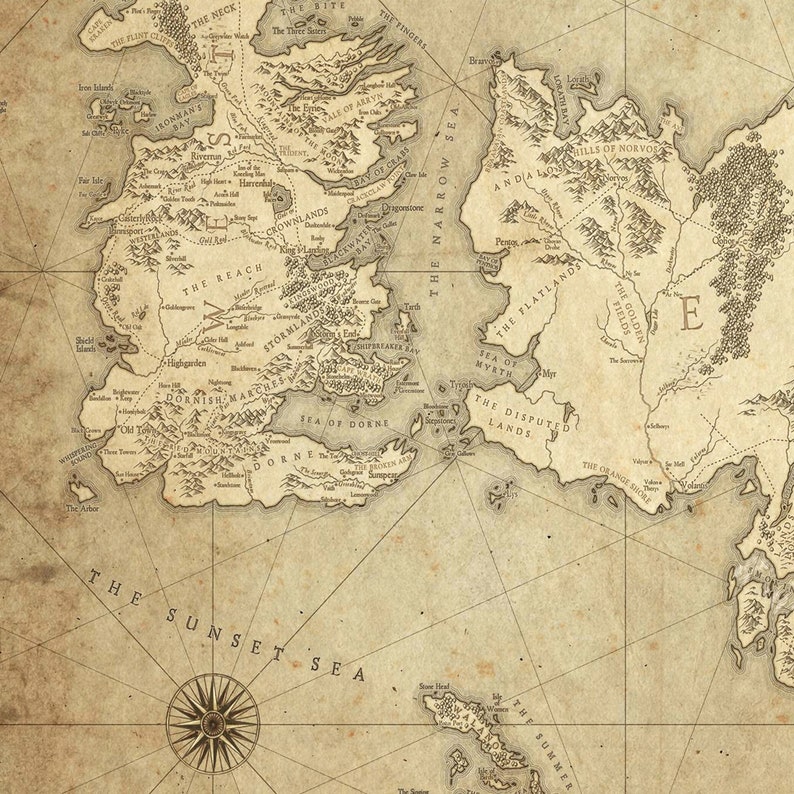 Game of Thrones Map Printable Map - Il 794xN.4511693001 Igg0 