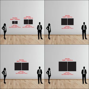 Wilde Hirsche Leinwand Wanddekor, Tier Kunstdrucke, Haus und Büro Dekor, Hirsch Malerei, große Wanddekor, Tier Leinwand Kunst Bild 9