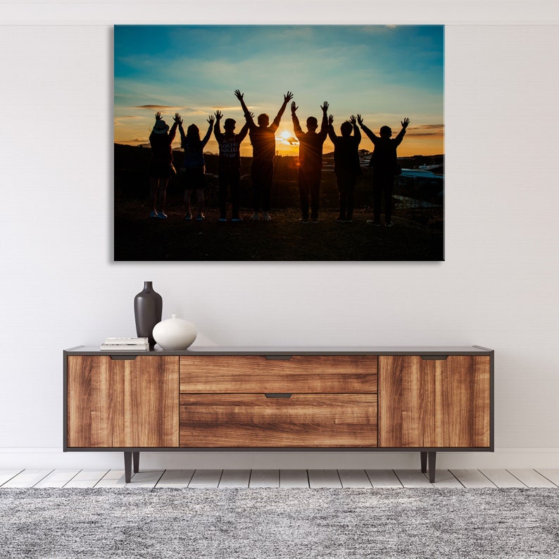 Personalized Canvas Wall Decor, Custom Art Print, Home Decor