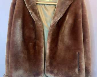 Abrigo de piel vintage