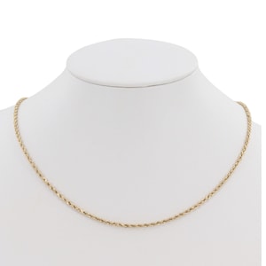14k Gelbgold 21,5 ”Seilkette