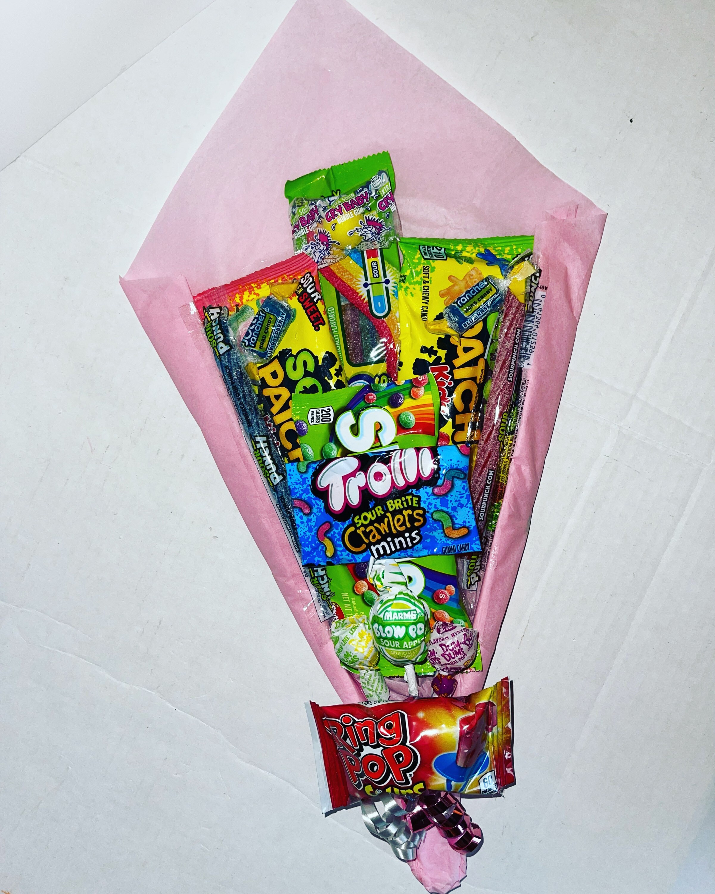 ALL sour large candy bouquet Etsy