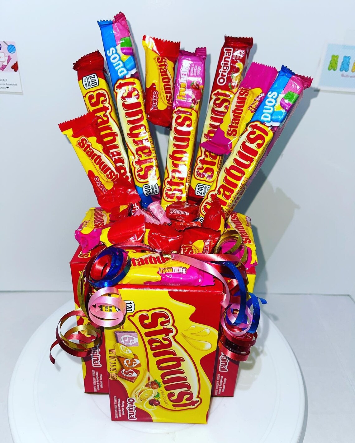 Starburst candy bouquet Etsy