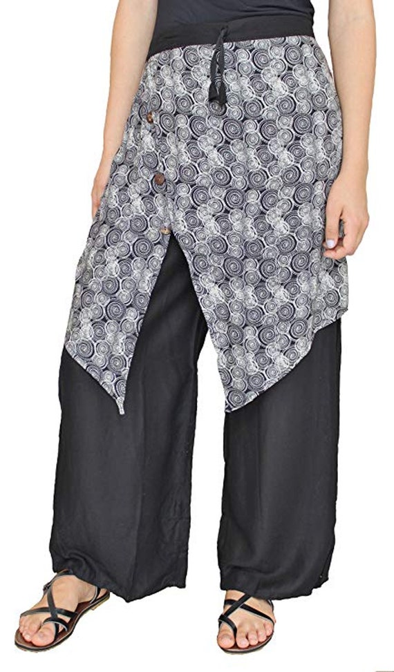 Handmade Sacred Threads Apron Front Pants - One S… - image 1