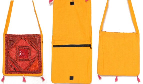 Handmade Assorted Sacred Threads 12" Square Shoul… - image 6