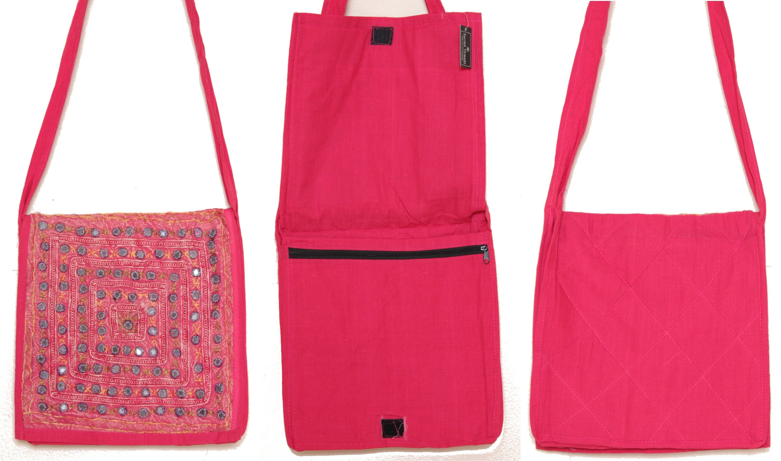 Assorted Vintage Sacred Threads 12 Square Shoulder bags Etsy