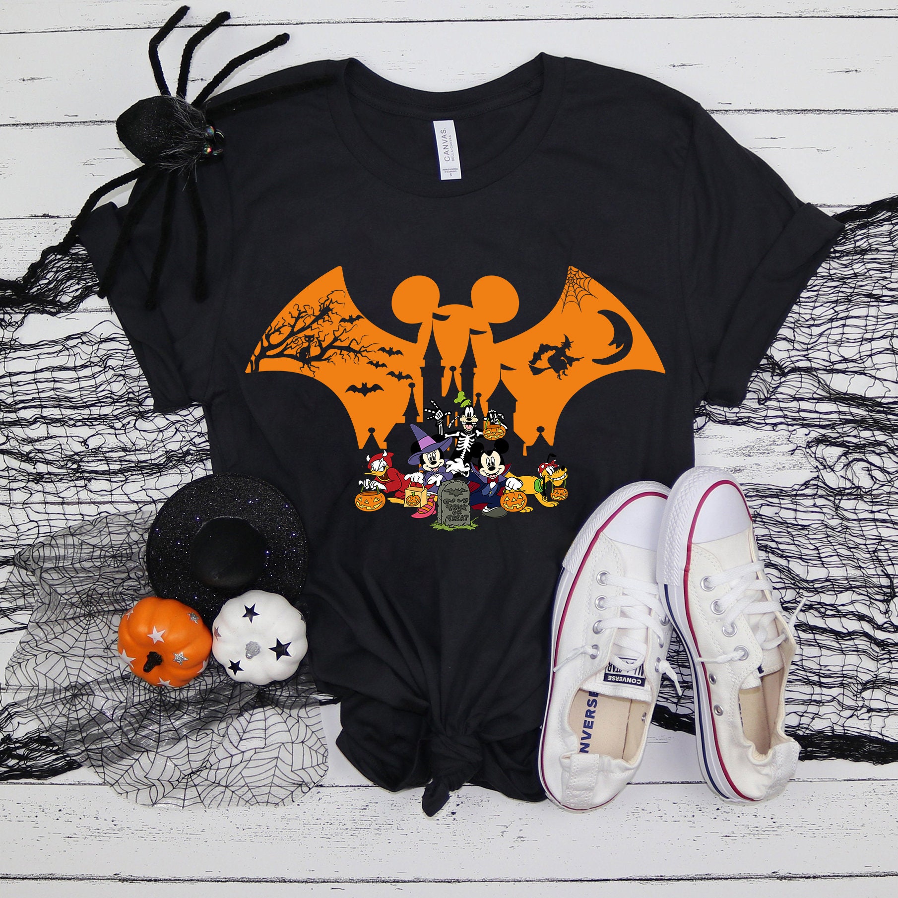 Disney Halloween Shirt Cute Disney Halloween Shirt Women Etsy