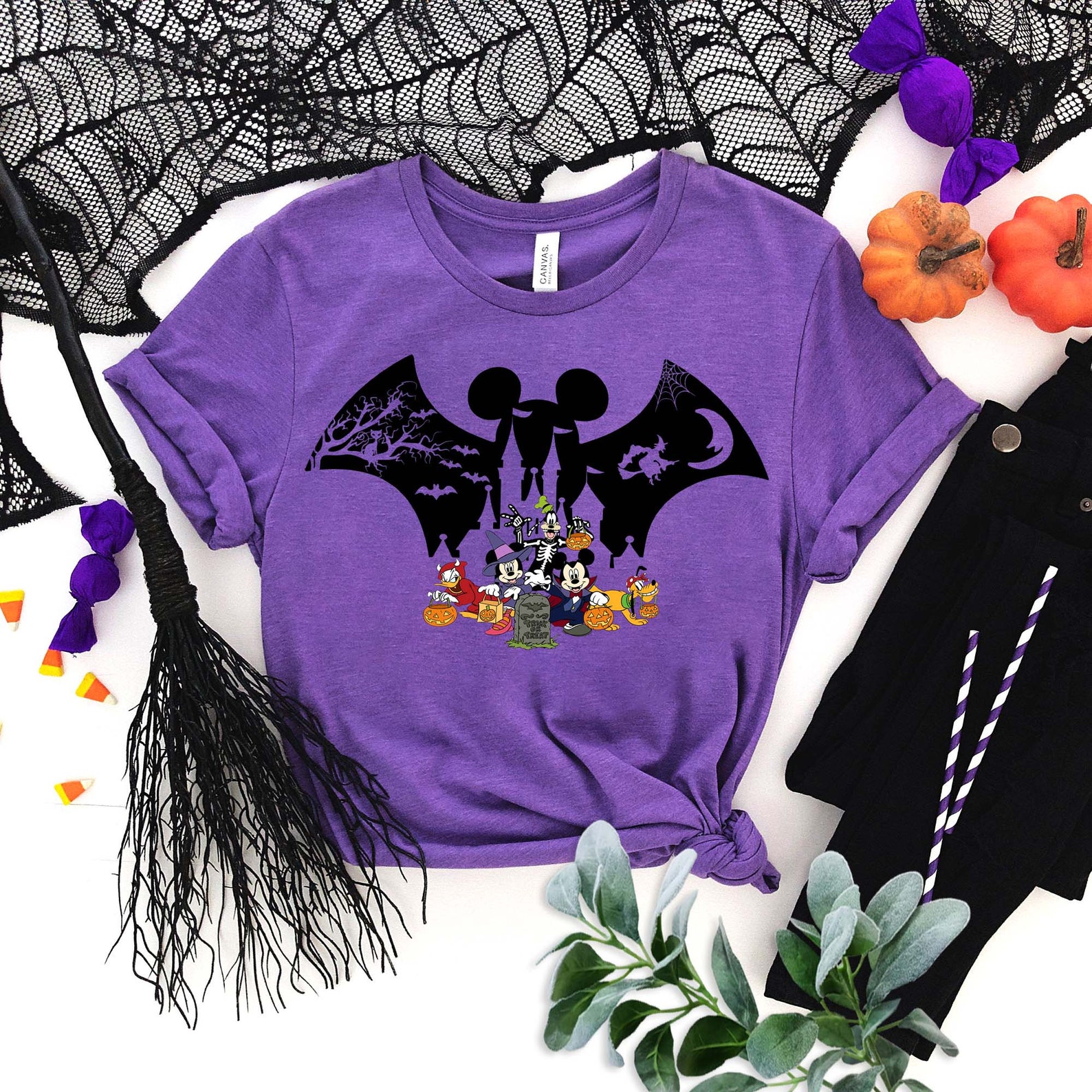 Disney Halloween Shirt Cute Disney Halloween Shirt Women Etsy