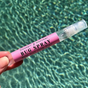 Bug Spray | Bug Repellent | Deet-Free | Essential Oil | Party Favor | Organic | Natural | Vegan | Cruelty-Free | Preservative-Free | Non-GMO