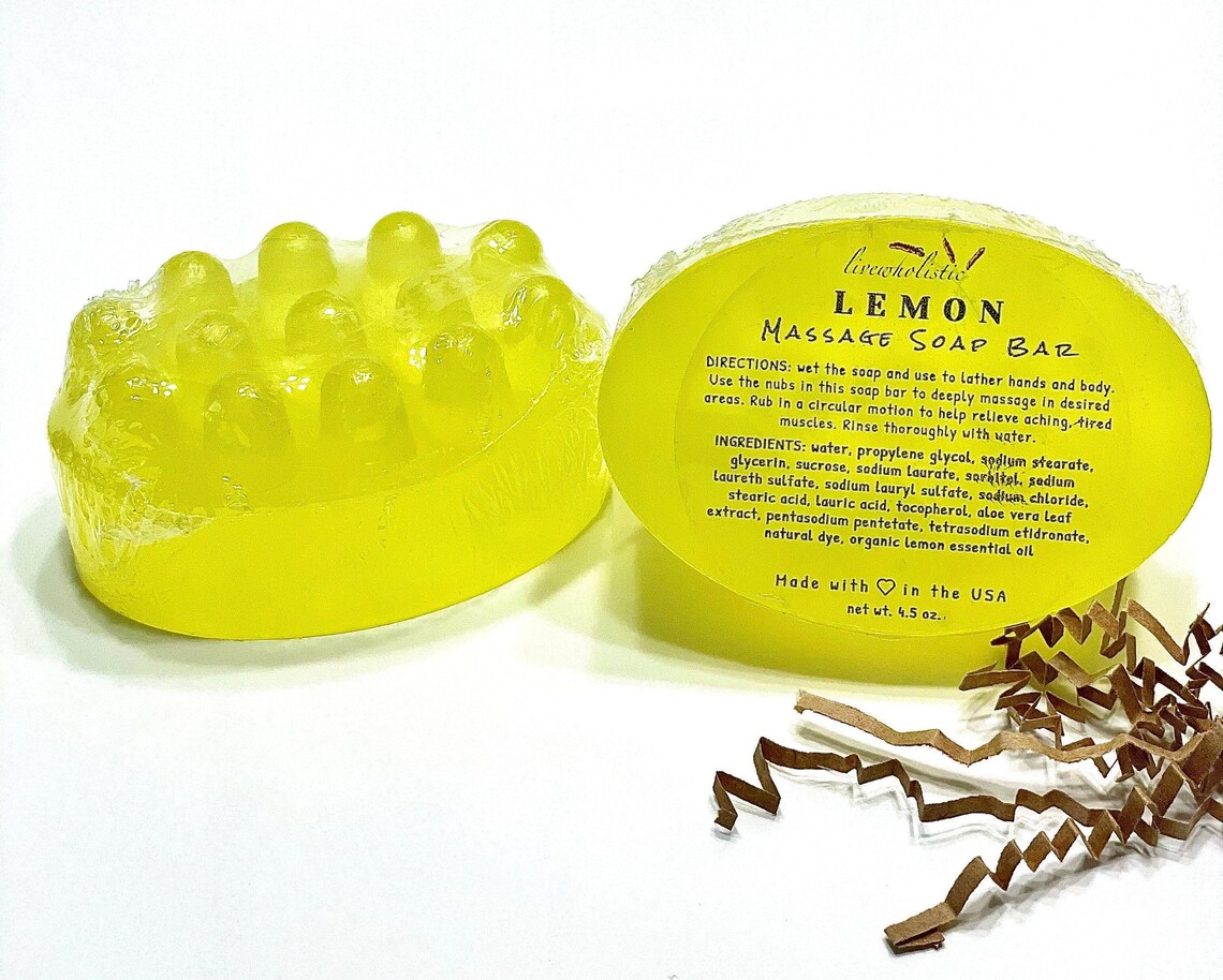 Massage Soap Bar Moisturizing Soap Essential Oils Etsy