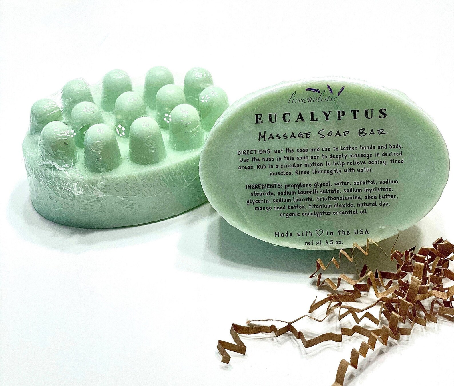 Massage Soap Bar Moisturizing Soap Essential Oils Etsy