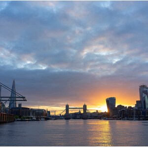 Digital Download: The River Thames London at Sunset