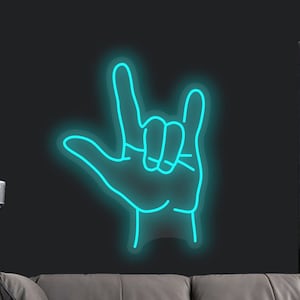 Rock and roll neon sign,Rock and roll led sign,Rock and roll light sign,Rockstar hand neon sign,Rock hand neon sign,Music neon sign